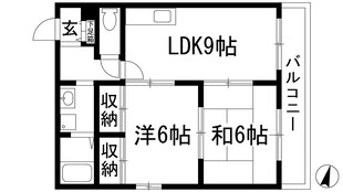 栄小浜マンションの物件間取画像